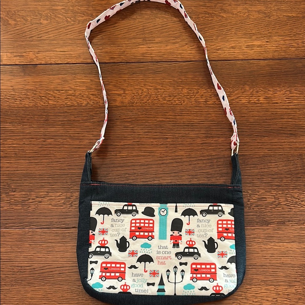 Stylish Black and Red Women's Crossbody Bag